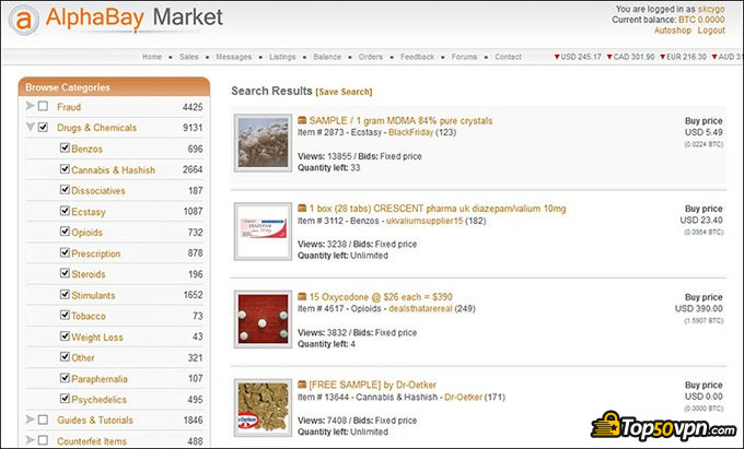 How to access the dark web: alpha bay Cómo entrar en la Dark Web: Alpha Bay.